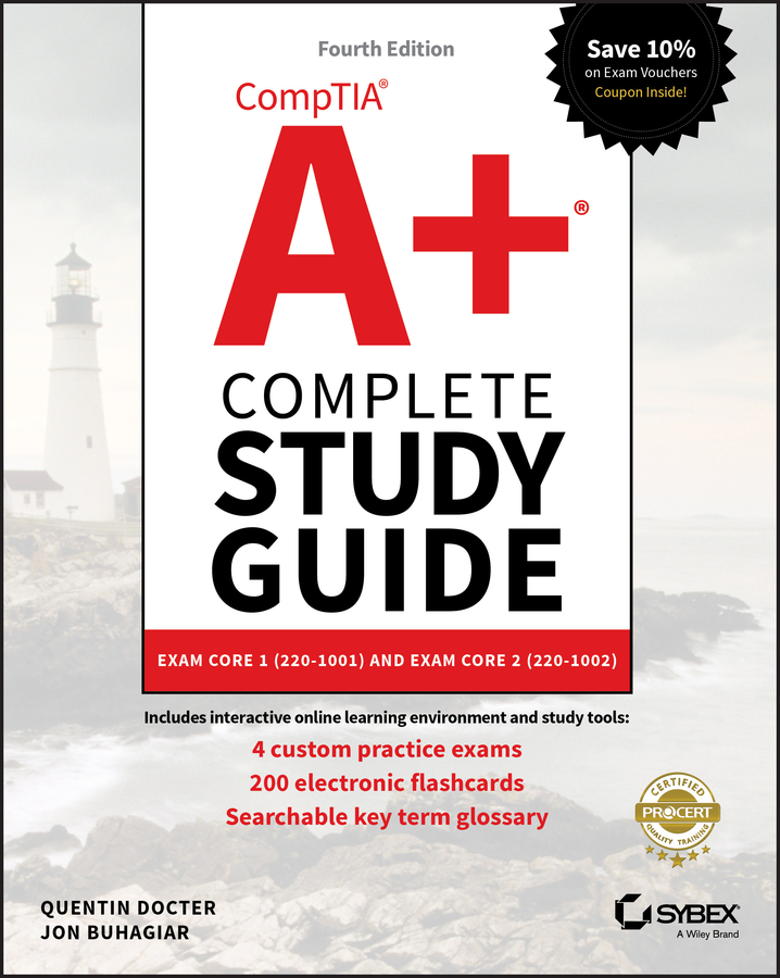 Книга  CompTIA A+ Complete Study Guide созданная Quentin Docter, Jon Buhagiar, Wiley может относится к жанру зарубежная компьютерная литература. Стоимость электронной книги CompTIA A+ Complete Study Guide с идентификатором 51647638 составляет 3352.19 руб.