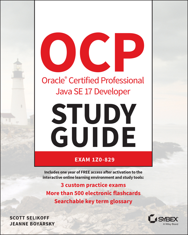 Книга  OCP Oracle Certified Professional Java SE 17 Developer Study Guide созданная Jeanne Boyarsky, Scott Selikoff, Wiley может относится к жанру программы. Стоимость электронной книги OCP Oracle Certified Professional Java SE 17 Developer Study Guide с идентификатором 67359034 составляет 4354.72 руб.