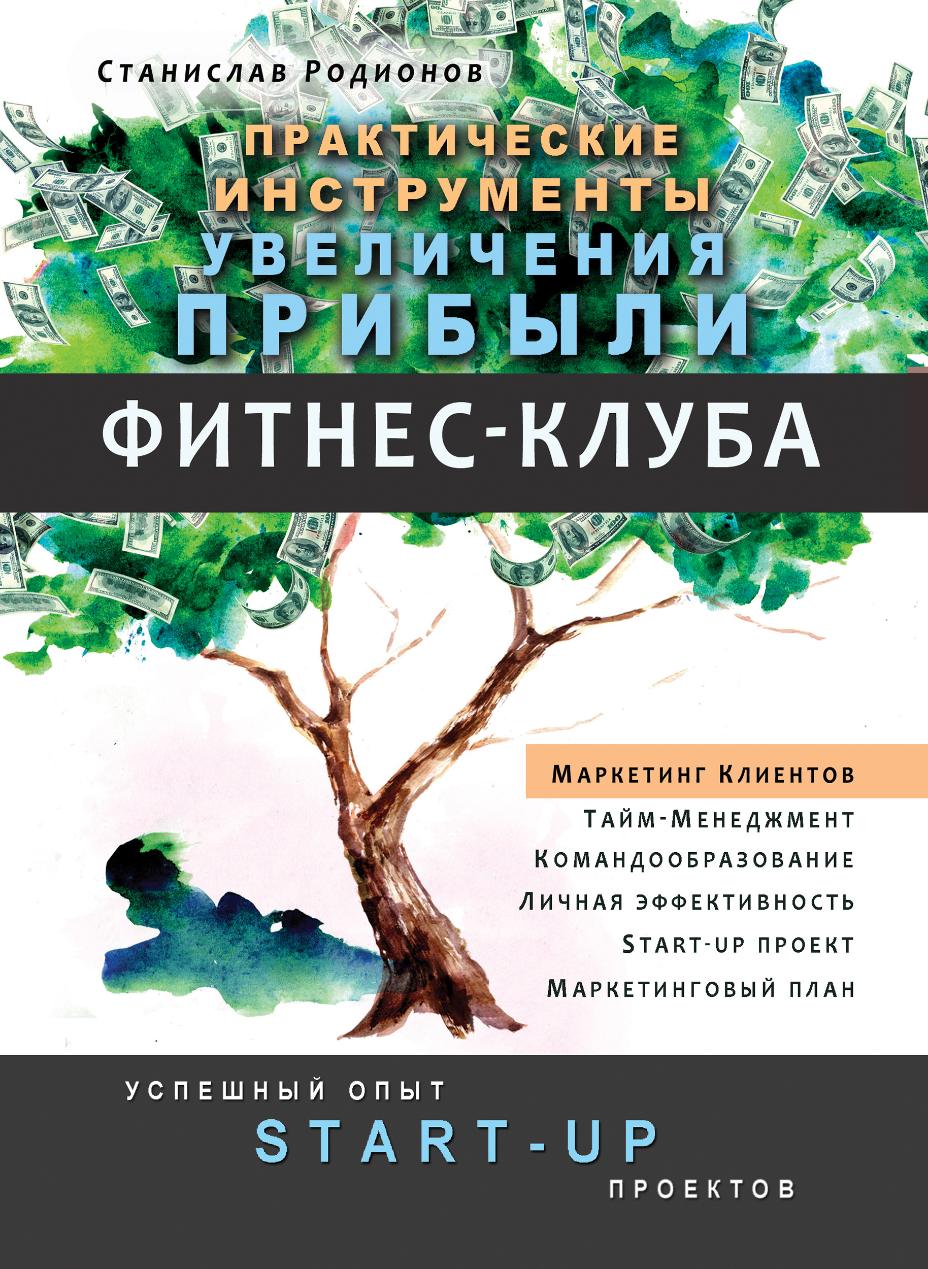 Обложка книги Практические инструменты увеличения прибыли фитнес-клуба. Успешный опыт Start-up проектов