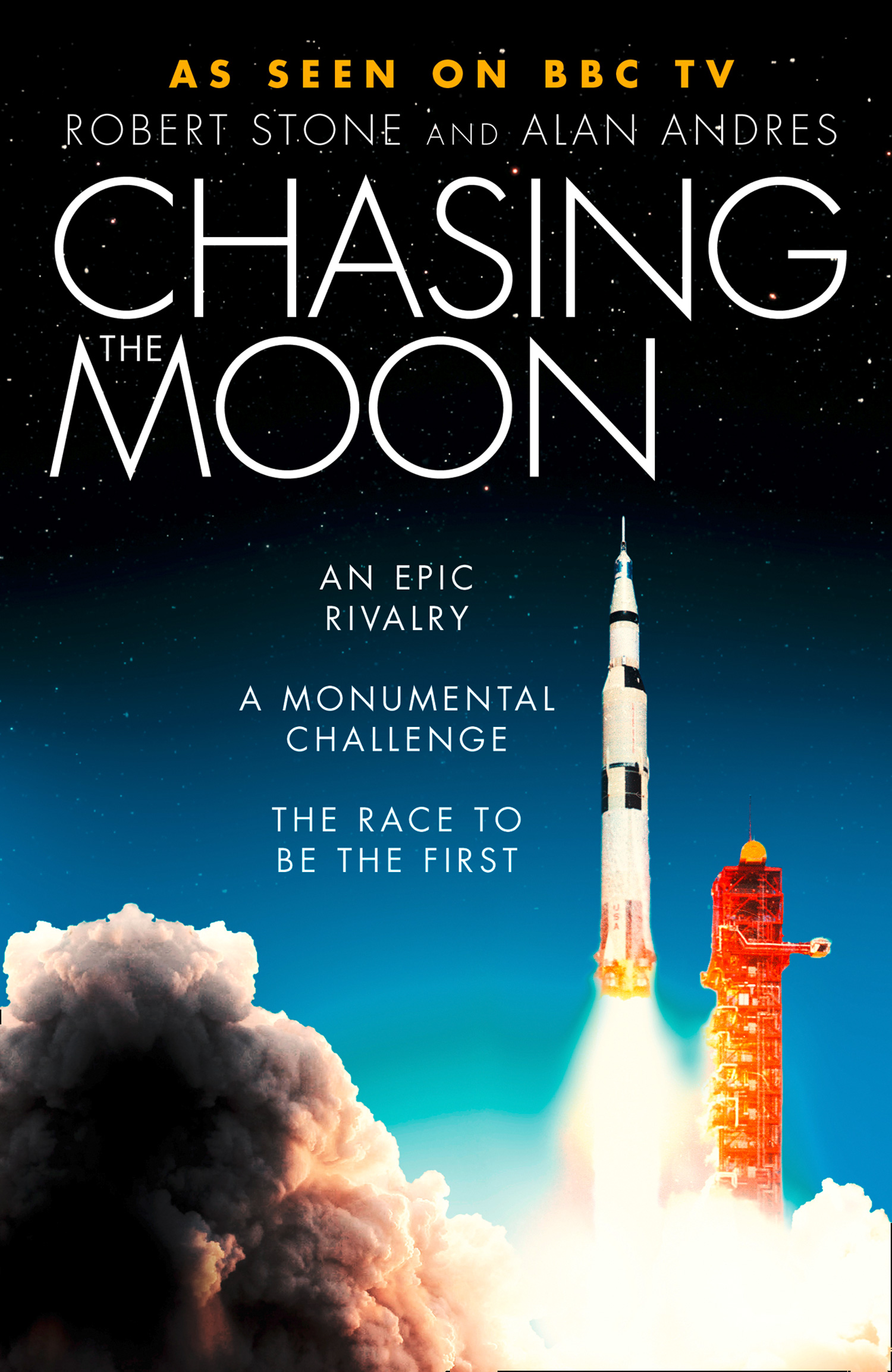 Races the moon. Arthur c Clarke Cover book.