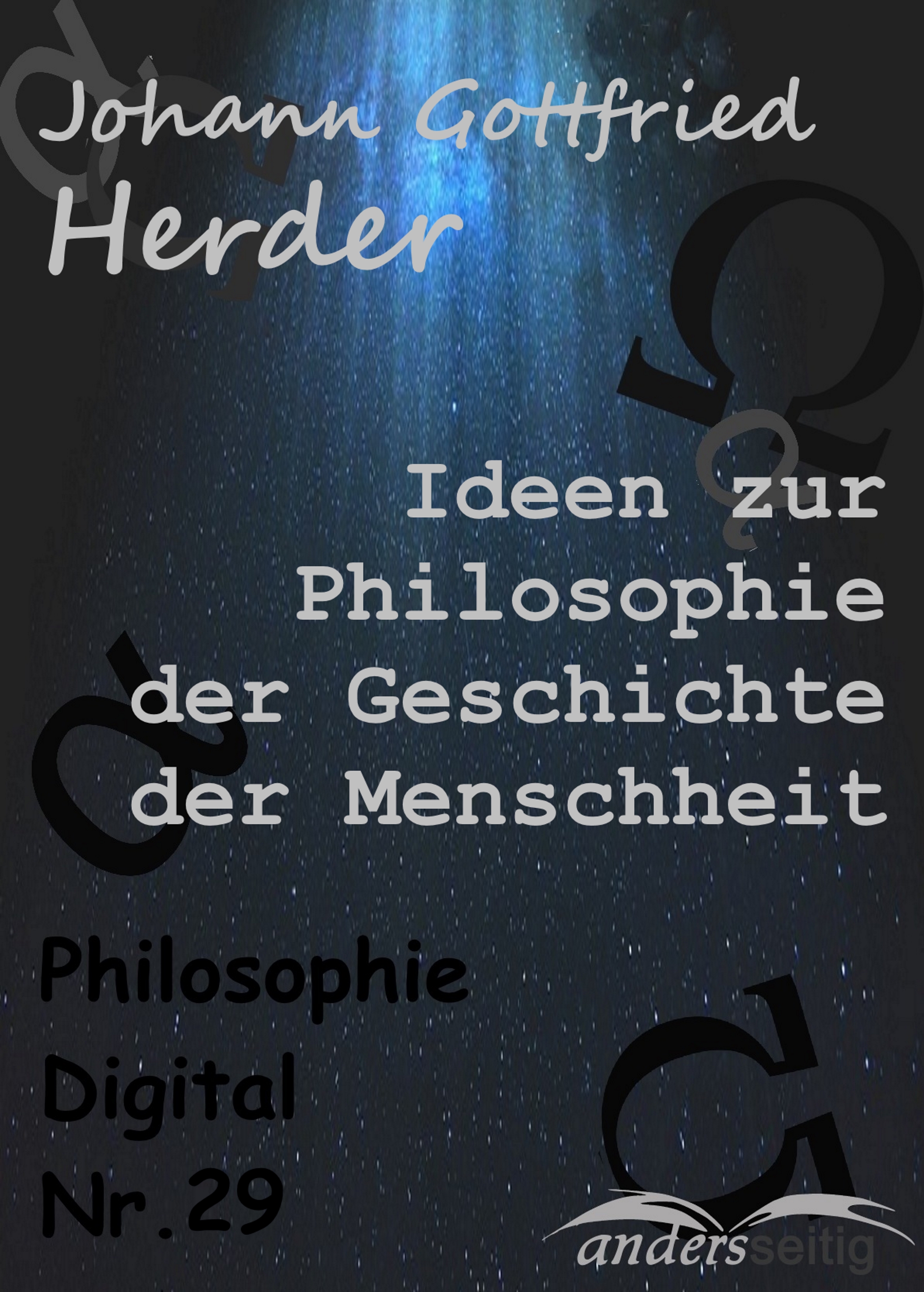 Ideen zur Philosophie der Geschichte der Menschheit