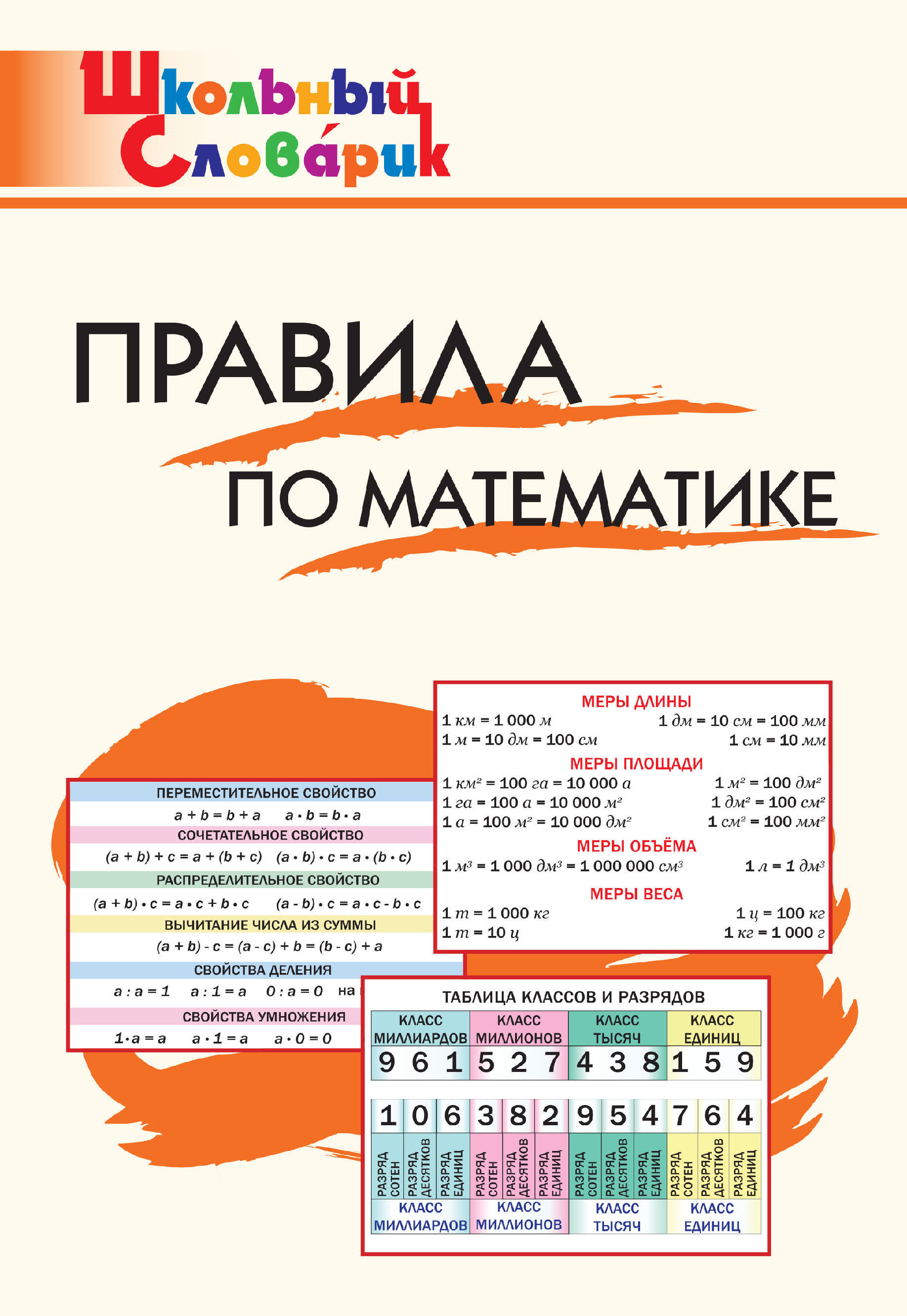 Правила по математике. Начальная школа – скачать pdf на ЛитРес