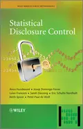 Statistical Disclosure Control - Josep Domingo-Ferrer