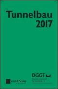 Taschenbuch für den Tunnelbau 2017 - Deutsche Gesellschaft für Geotechnik e.V. / German Geotechnical Society