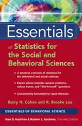 Essentials of Statistics for the Social and Behavioral Sciences - Barry Cohen H.