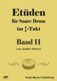 Etüden für Snare-Drum im 4\/4-Takt - Band 2