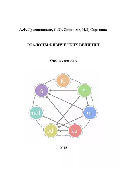 Обложка книги Эталоны физических величин, А. Ф. Дресвянников