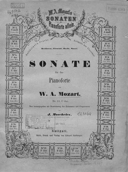 Wolfgang Amadeus Mozart — Sonaten