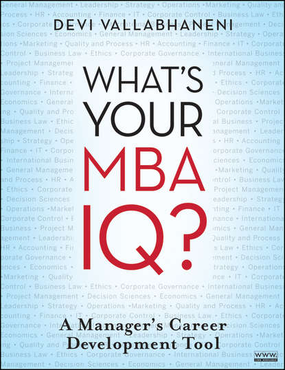 Devi  Vallabhaneni - What's Your MBA IQ?. A Manager's Career Development Tool