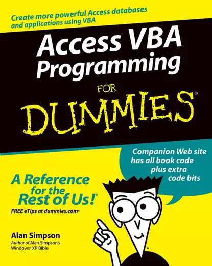 Обложка книги Access VBA Programming For Dummies, Alan  Simpson