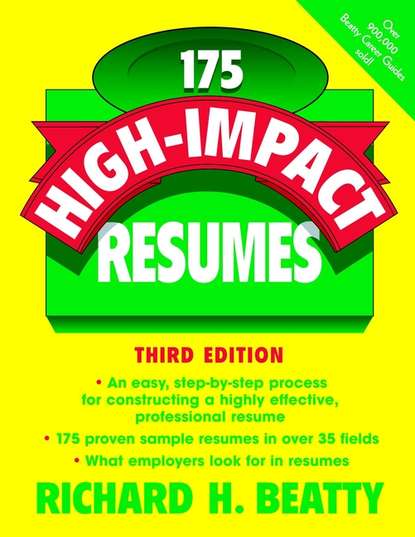 175 High-Impact Resumes - Richard Beatty H.