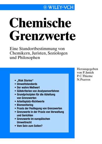 Группа авторов — Chemische Grenzwerte