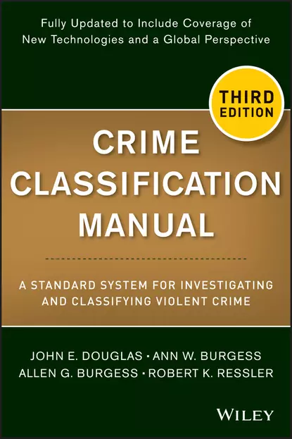 Обложка книги Crime Classification Manual, John E. Douglas