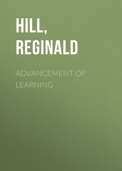 Reginald  Hill - Advancement of Learning