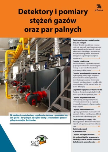 

Detektory i pomiary stężeń gazów oraz par palnych