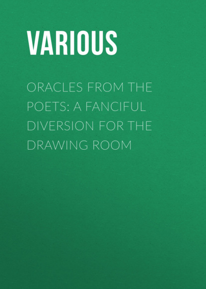 Various - Oracles from the Poets: A Fanciful Diversion for the Drawing Room