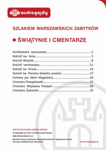 

Świątynie i cmentarze. Szlakiem warszawskich zabytków