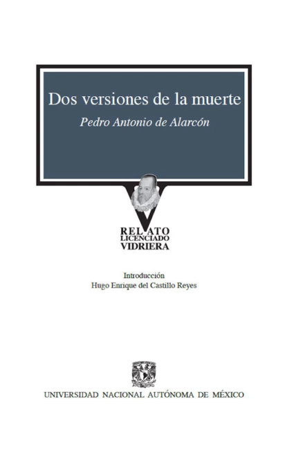 Обложка книги Dos versiones de la muerte, Pedro Antonio de Alarcón