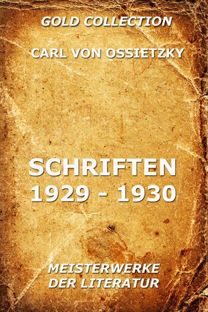 

Schriften 1929 - 1930