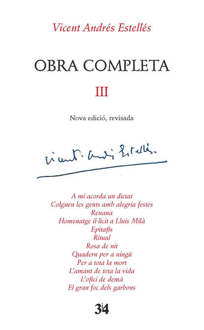 Obra completa, 3