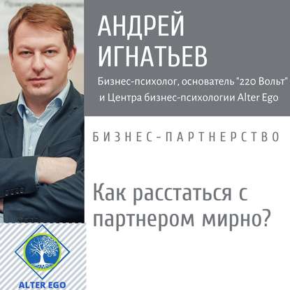 Как расстаться с бизнес-партнером мирно и справедливо-медиация - Андрей Игнатьев