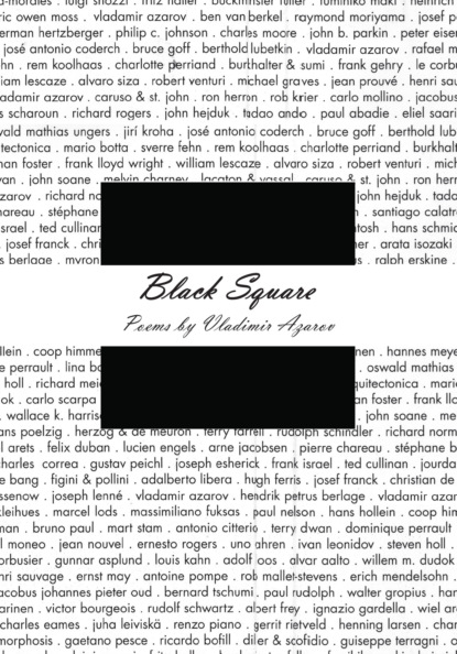 Black Square. Alphabet Poems - Владимир Азаров