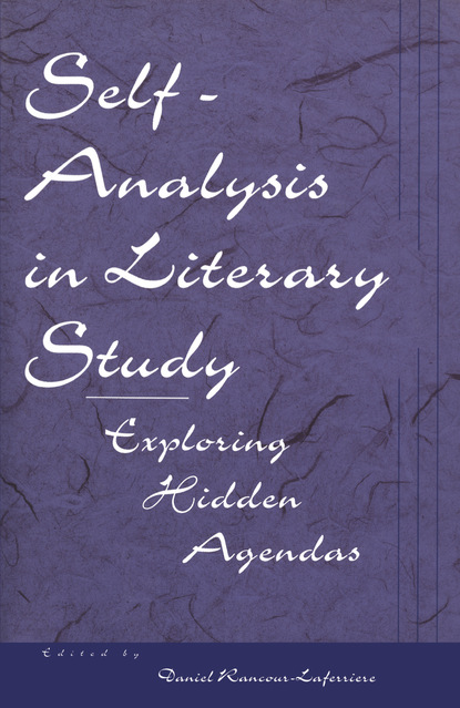 

Self-Analysis in Literary Study