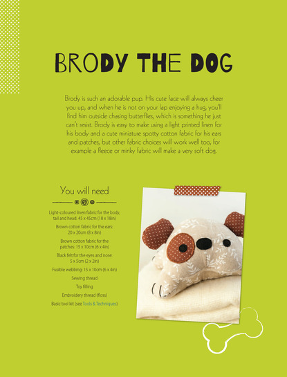 Mariska Vos Bolman - Brody the Dog Soft Toy Pattern