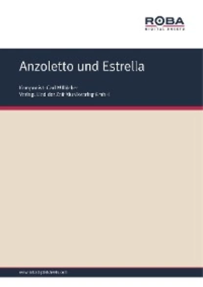 Обложка книги Anzoletto und Estrella, F. Zell