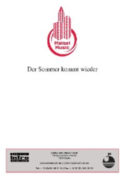 Обложка книги Der Sommer kommt wieder, Christian Bruhn