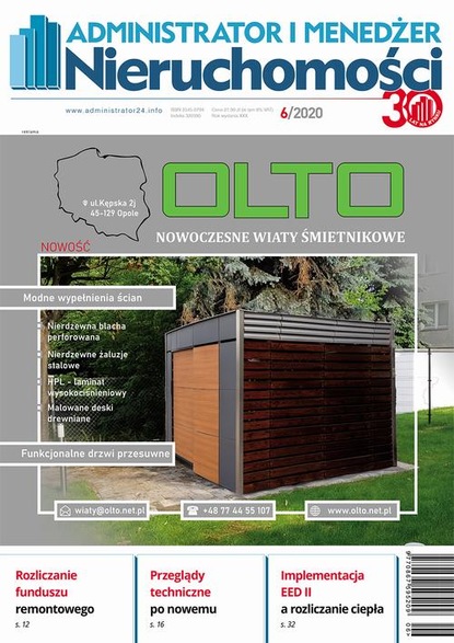 

Administrator i Menedżer Nieruchomości 6/2020
