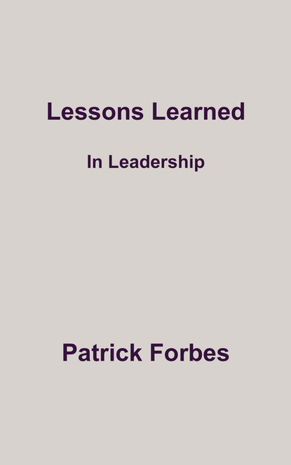 

Lessons Learned