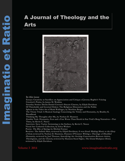 Группа авторов — Imaginatio et Ratio: A Journal of Theology and the Arts, Volume 3, Issue 1