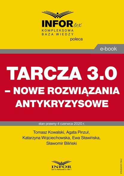 praca zbiorowa - Tarcza 3.0 – nowe rozwiązania antykryzysowe