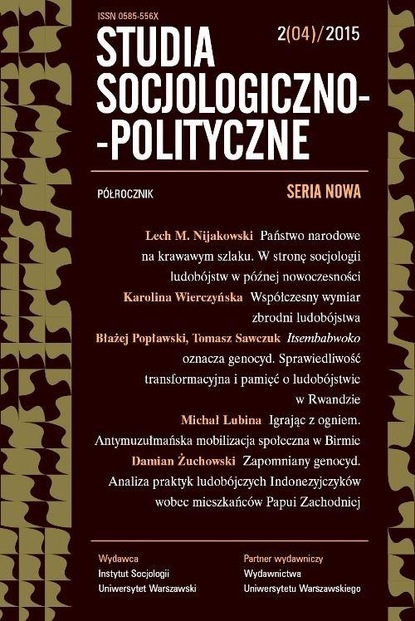 

Studia Socjologiczno-Polityczne 2015/2 (04)
