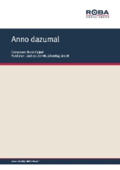 Horst Geipel - Anno dazumal