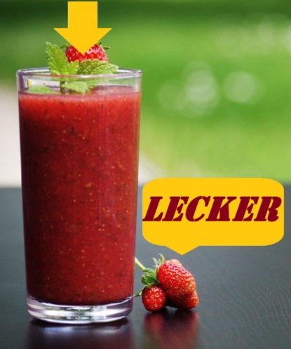 Frucht Smoothies zum Abnehmen, Gesund leben und wohlfühlen mit Apfel, Plaumen, Erdbeere, Bananen, Kiwis, Beeren etc.