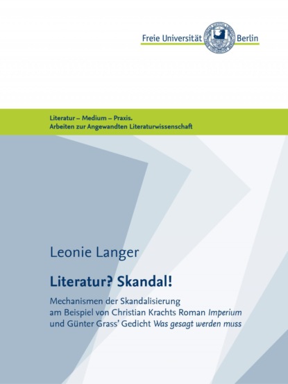 Literatur? Skandal! (Leonie Langer). 