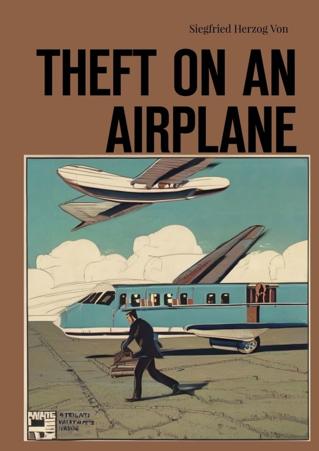 Theft on an <b>airplane</b>. 