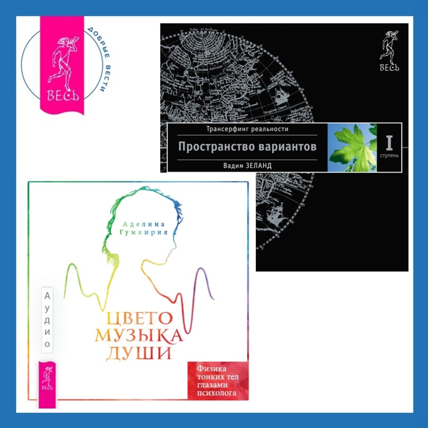 Вадим Зеланд, Цветомузыка души. Физика тонких тел глазами психолога + Трансерфинг  реальности. Ступень I: Пространство вариантов – слушать онлайн бесплатно  или скачать аудиокнигу в mp3 (МП3), издательство ИГ 