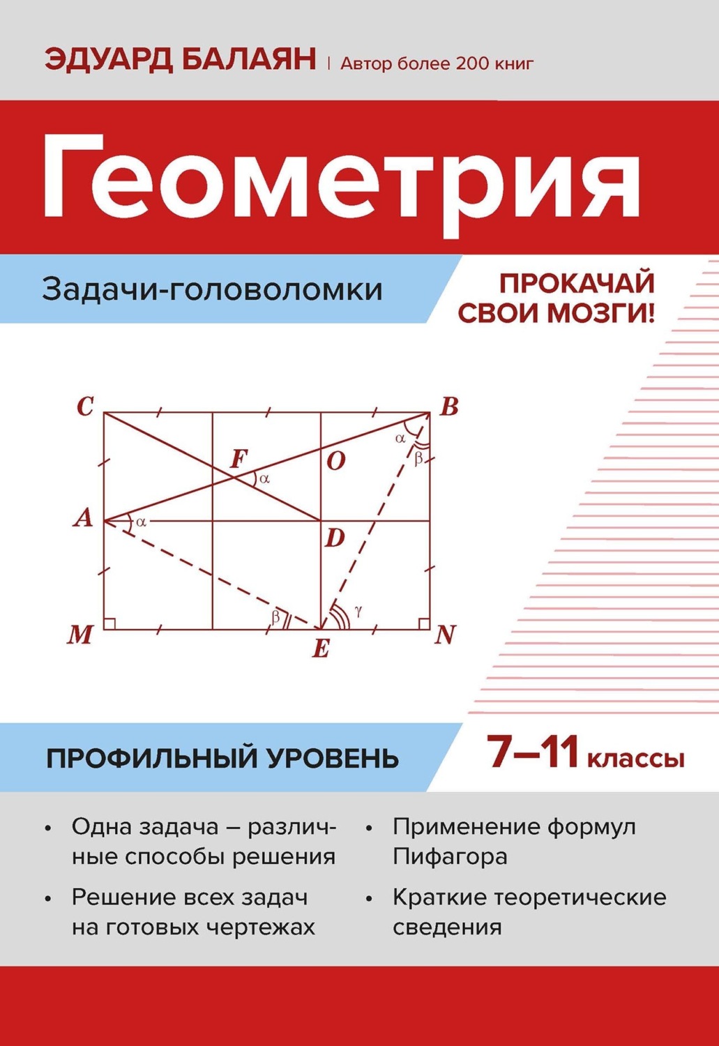 Э. Н. Балаян, книга Геометрия: задачи-головоломки. Прокачай свои мозги! 7–11  классы. Профильный уровень – скачать в pdf – Альдебаран, серия Большая  перемена